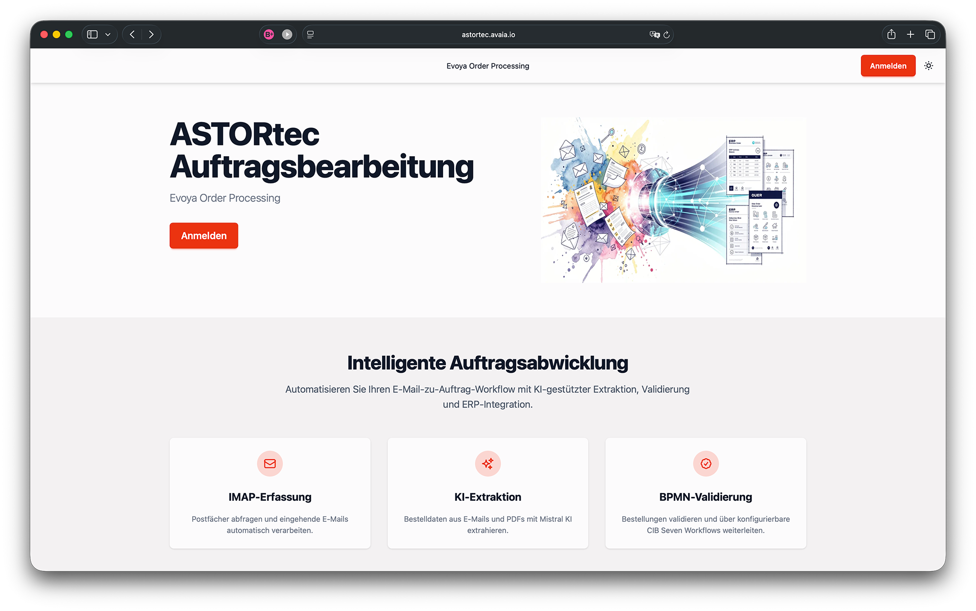 KI-gestützte Auftragserfassung für ASTORtec: PDF-Bestellungen automatisch ins ERP